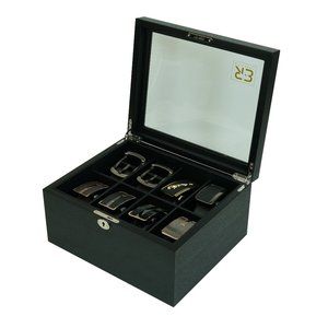 Handmade Wooden Belt Storage Box - Protect and Organize Your Finest Belts